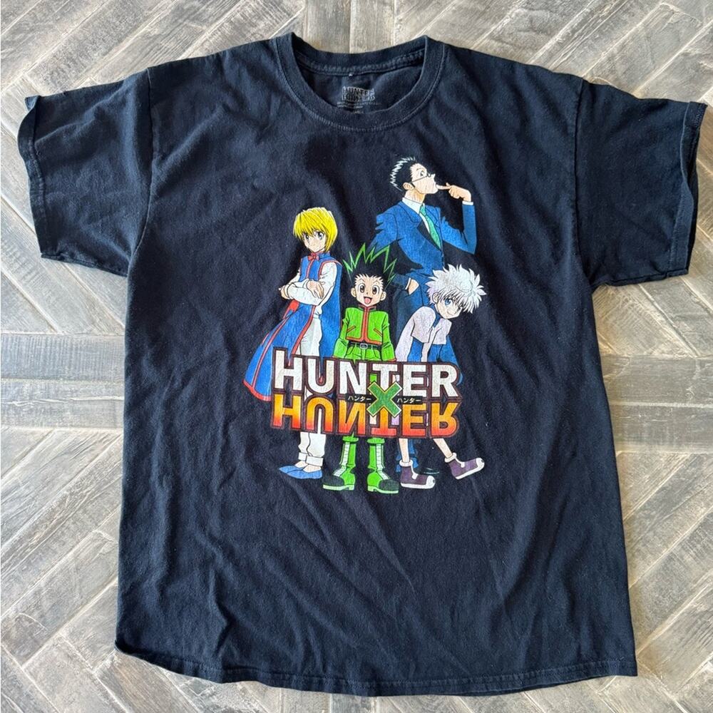 Hunter x Hunter T-Shirt – Men’s Large – Gon, Killua, Leorio & Kurapika